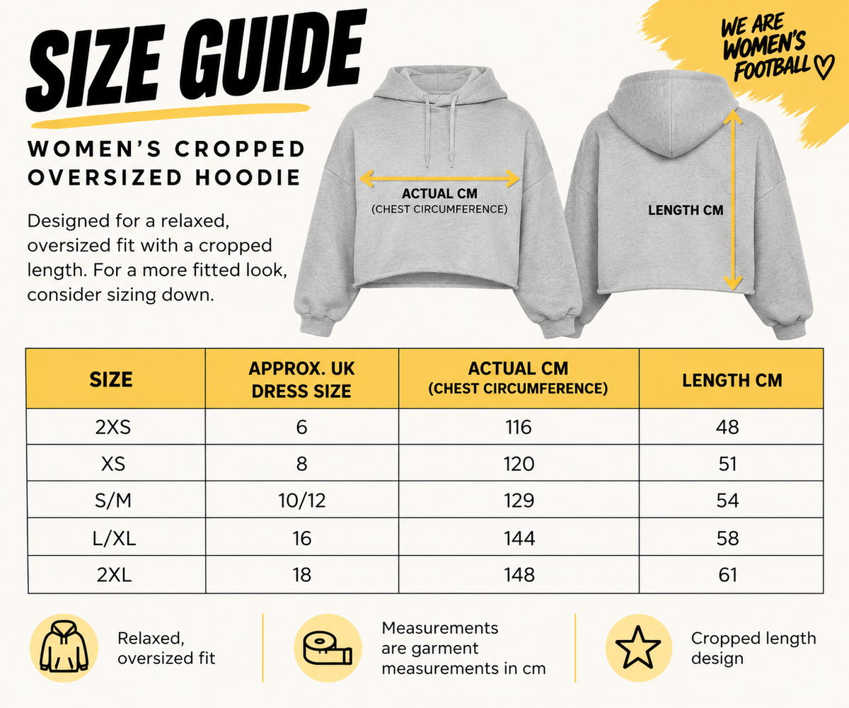 Goal Digger — Women's Cropped Oversized Hoodie