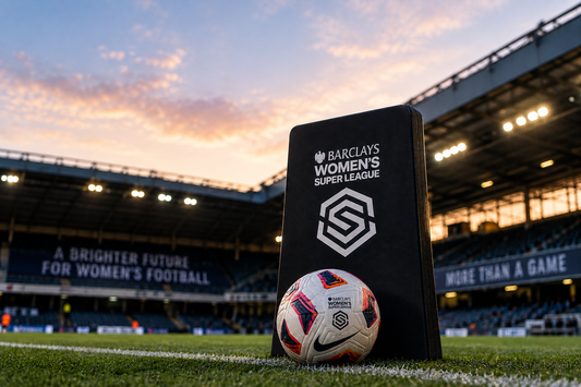 Barclays Women’s Super League football pitch and match ball representing the WSL 2026/27 opening weekend.